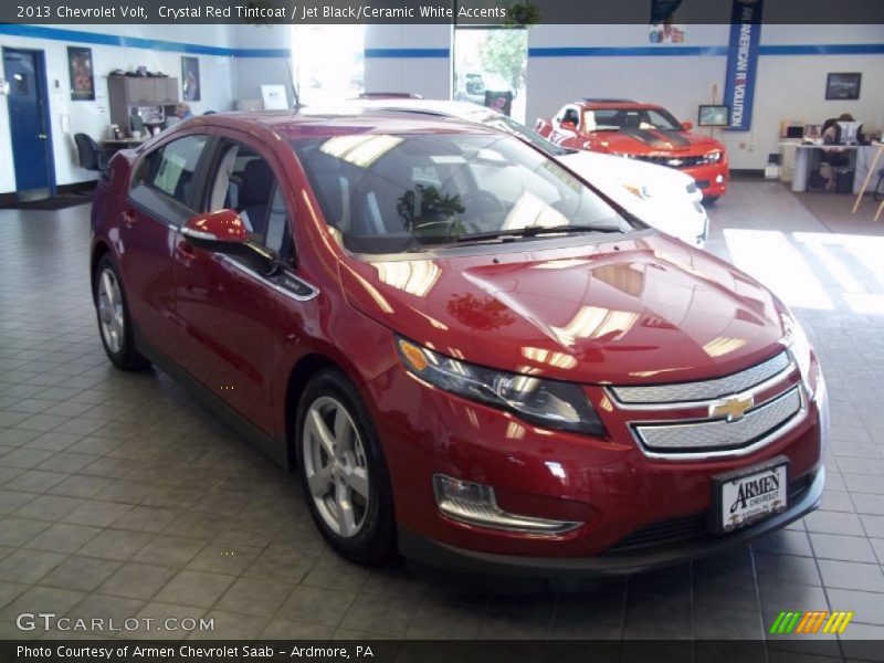Crystal Red Tintcoat / Jet Black/Ceramic White Accents 2013 Chevrolet Volt