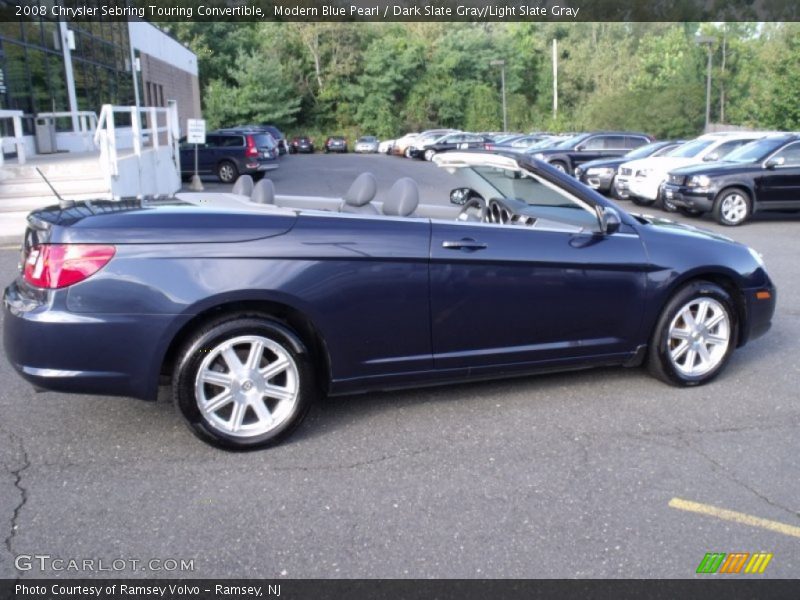 Modern Blue Pearl / Dark Slate Gray/Light Slate Gray 2008 Chrysler Sebring Touring Convertible
