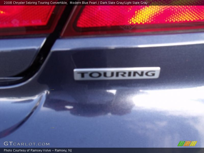 Modern Blue Pearl / Dark Slate Gray/Light Slate Gray 2008 Chrysler Sebring Touring Convertible