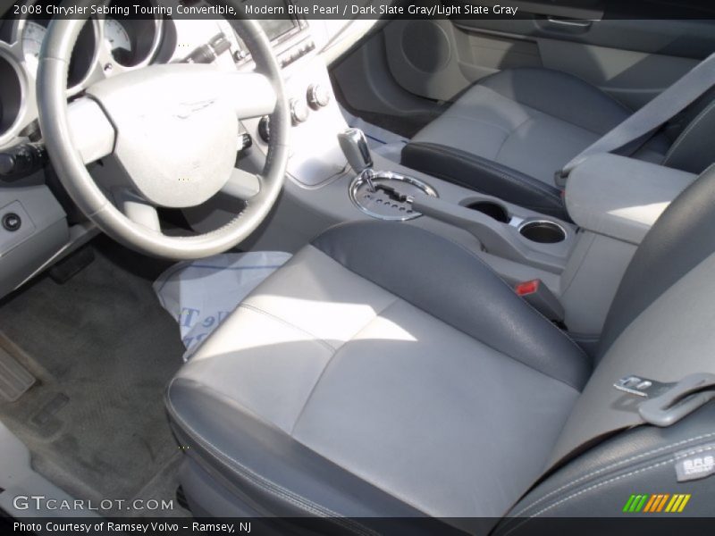 Modern Blue Pearl / Dark Slate Gray/Light Slate Gray 2008 Chrysler Sebring Touring Convertible