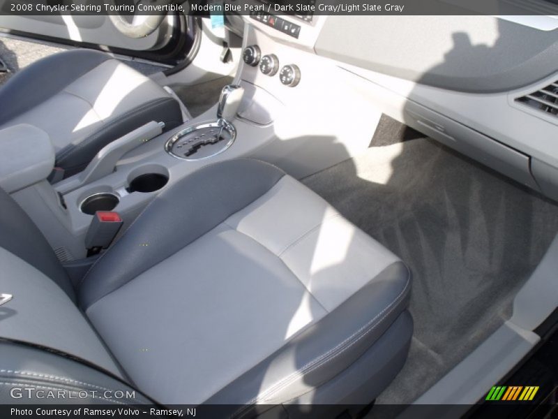 Modern Blue Pearl / Dark Slate Gray/Light Slate Gray 2008 Chrysler Sebring Touring Convertible