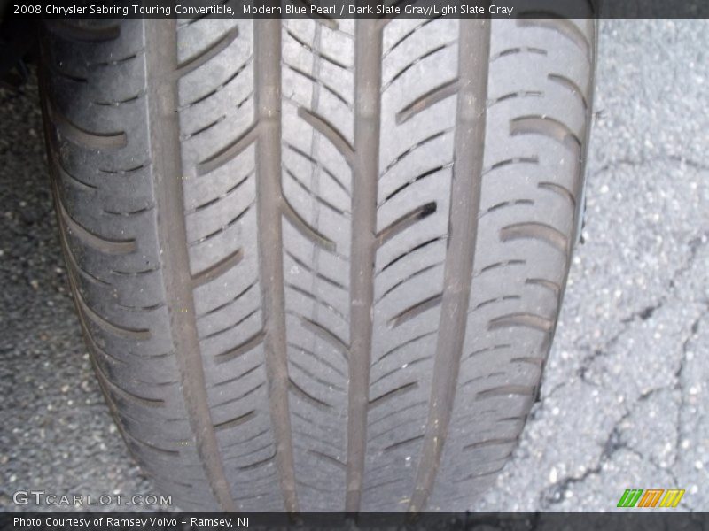 Modern Blue Pearl / Dark Slate Gray/Light Slate Gray 2008 Chrysler Sebring Touring Convertible