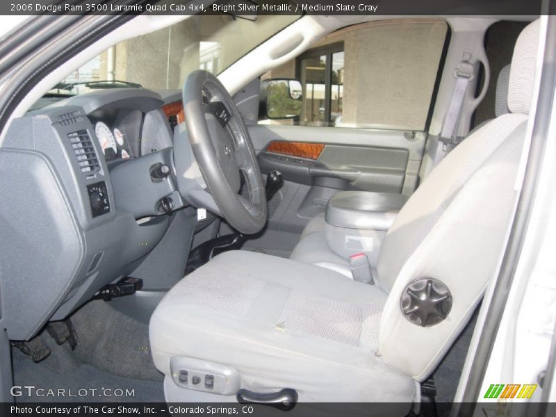 Bright Silver Metallic / Medium Slate Gray 2006 Dodge Ram 3500 Laramie Quad Cab 4x4