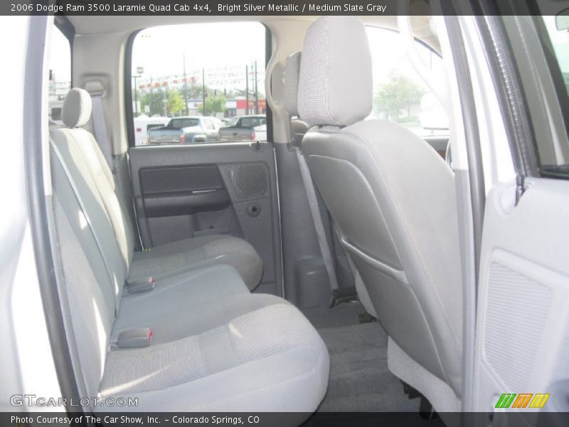 Bright Silver Metallic / Medium Slate Gray 2006 Dodge Ram 3500 Laramie Quad Cab 4x4