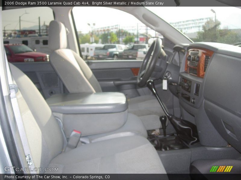 Bright Silver Metallic / Medium Slate Gray 2006 Dodge Ram 3500 Laramie Quad Cab 4x4