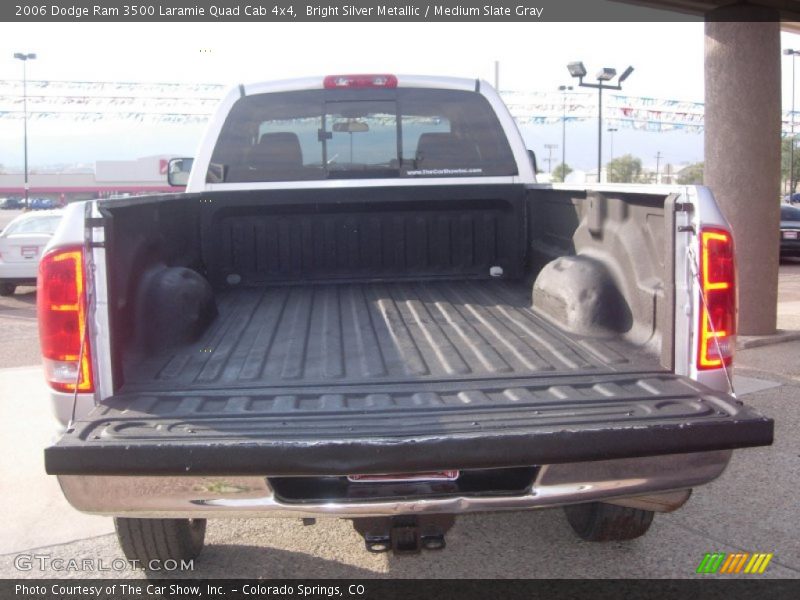 Bright Silver Metallic / Medium Slate Gray 2006 Dodge Ram 3500 Laramie Quad Cab 4x4