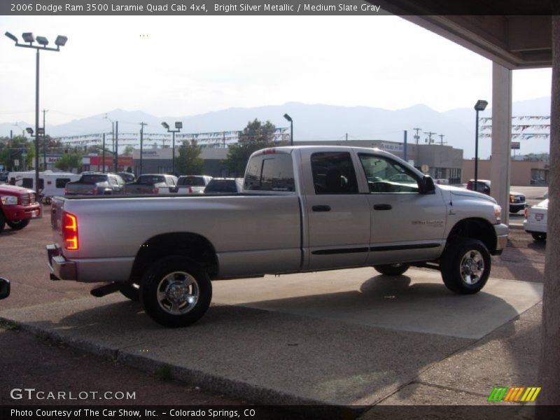 Bright Silver Metallic / Medium Slate Gray 2006 Dodge Ram 3500 Laramie Quad Cab 4x4