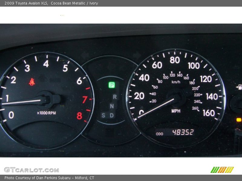 Cocoa Bean Metallic / Ivory 2009 Toyota Avalon XLS