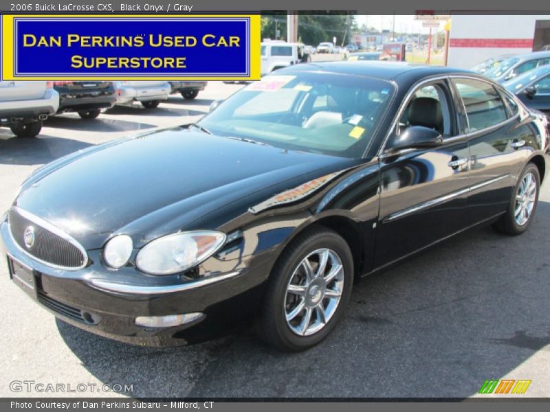 Black Onyx / Gray 2006 Buick LaCrosse CXS