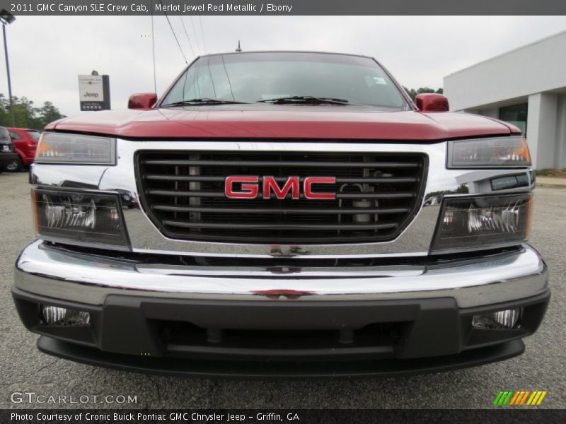 Merlot Jewel Red Metallic / Ebony 2011 GMC Canyon SLE Crew Cab