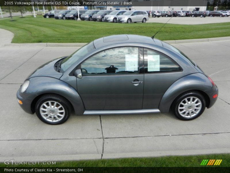 Platinum Grey Metallic / Black 2005 Volkswagen New Beetle GLS TDI Coupe