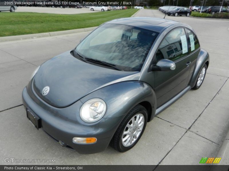 Platinum Grey Metallic / Black 2005 Volkswagen New Beetle GLS TDI Coupe