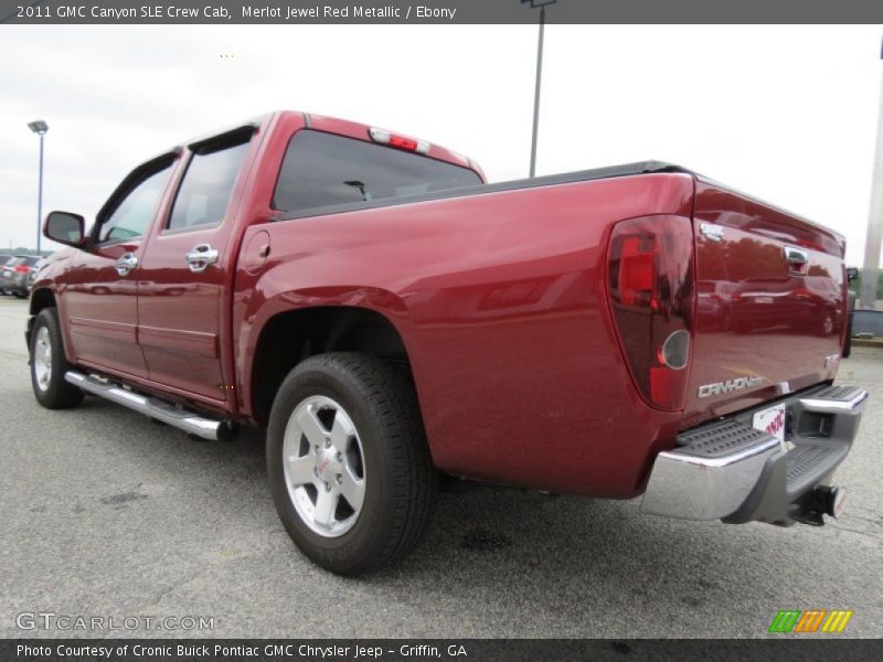 Merlot Jewel Red Metallic / Ebony 2011 GMC Canyon SLE Crew Cab