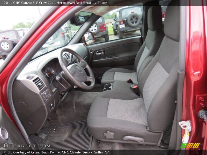 Front Seat of 2011 Canyon SLE Crew Cab