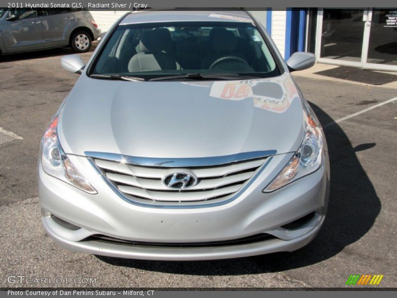 Radiant Silver / Gray 2011 Hyundai Sonata GLS