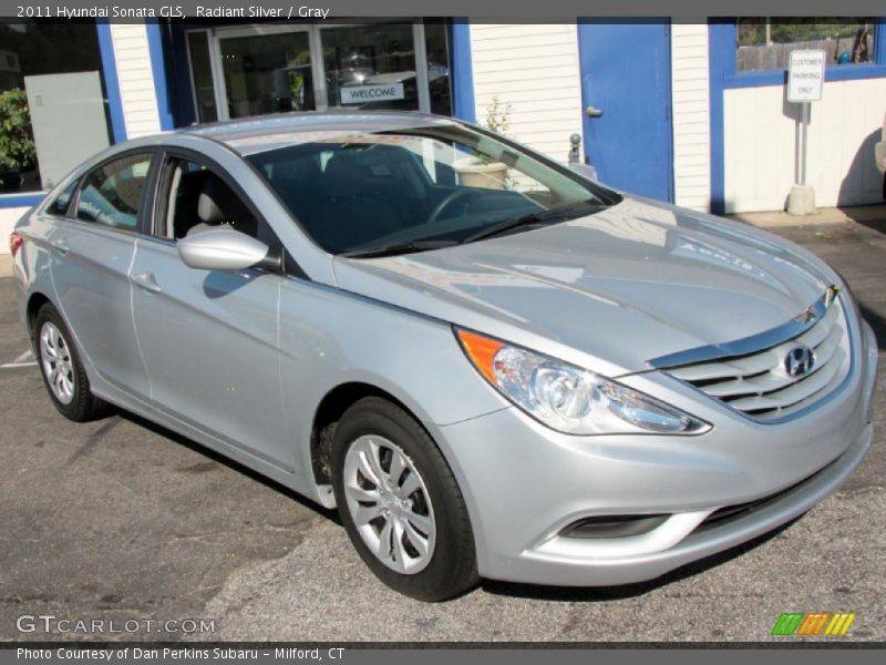 Radiant Silver / Gray 2011 Hyundai Sonata GLS