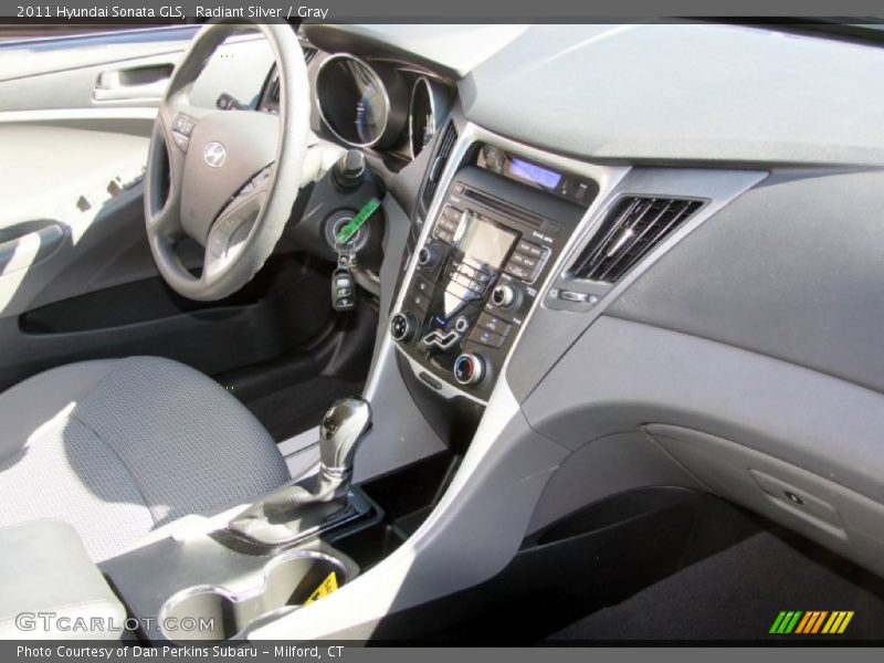 Radiant Silver / Gray 2011 Hyundai Sonata GLS