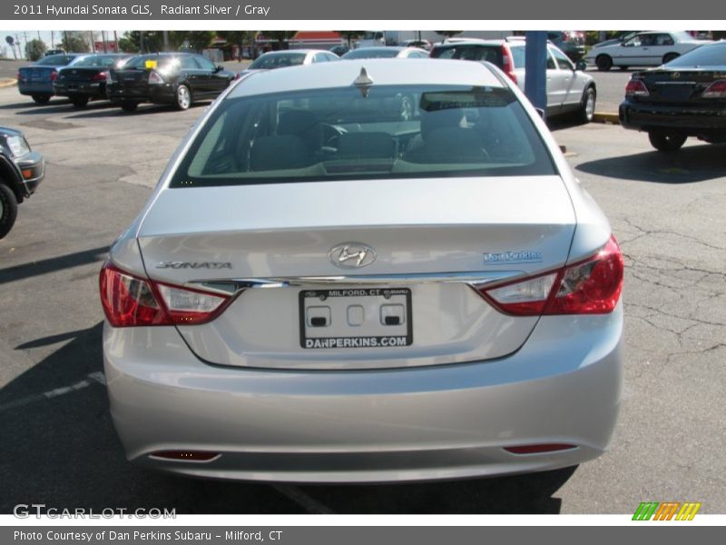 Radiant Silver / Gray 2011 Hyundai Sonata GLS