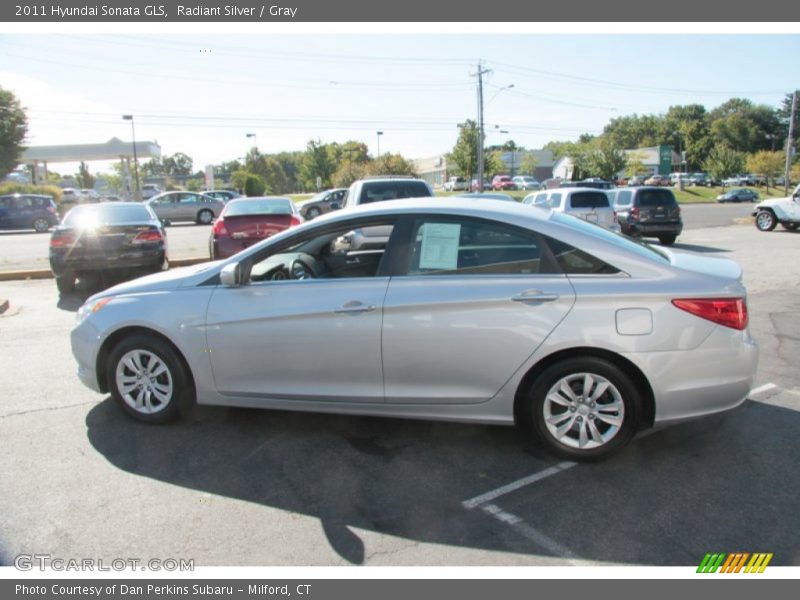 Radiant Silver / Gray 2011 Hyundai Sonata GLS