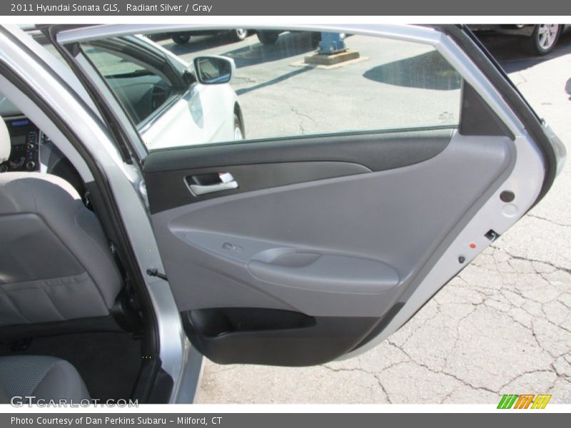 Radiant Silver / Gray 2011 Hyundai Sonata GLS