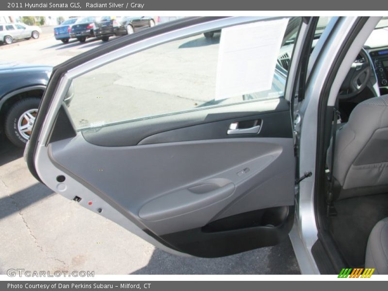 Radiant Silver / Gray 2011 Hyundai Sonata GLS