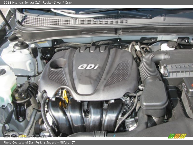 Radiant Silver / Gray 2011 Hyundai Sonata GLS