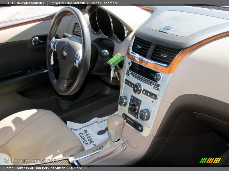 Imperial Blue Metallic / Cocoa/Cashmere 2011 Chevrolet Malibu LT