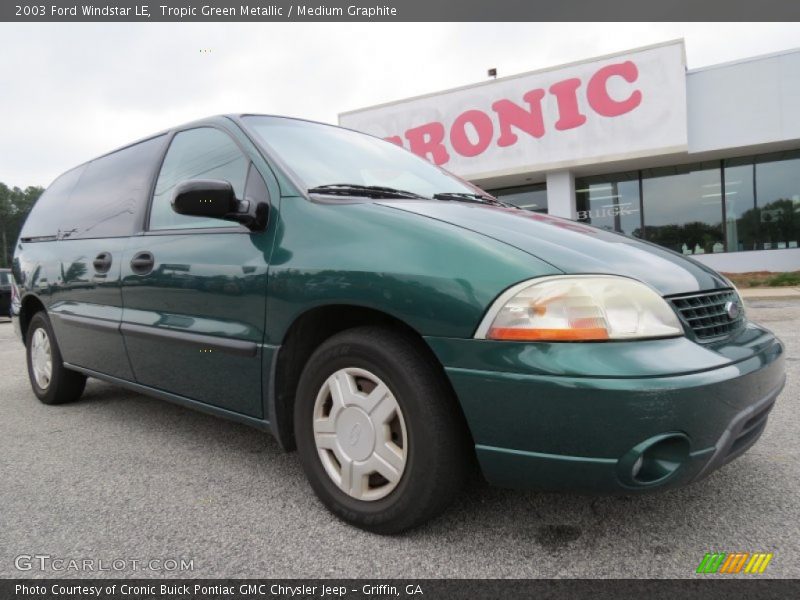Tropic Green Metallic / Medium Graphite 2003 Ford Windstar LE