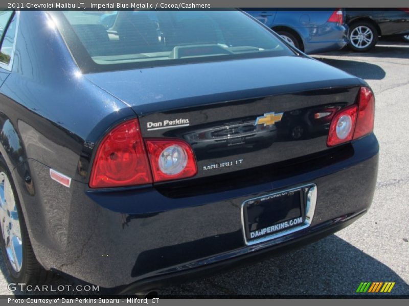 Imperial Blue Metallic / Cocoa/Cashmere 2011 Chevrolet Malibu LT