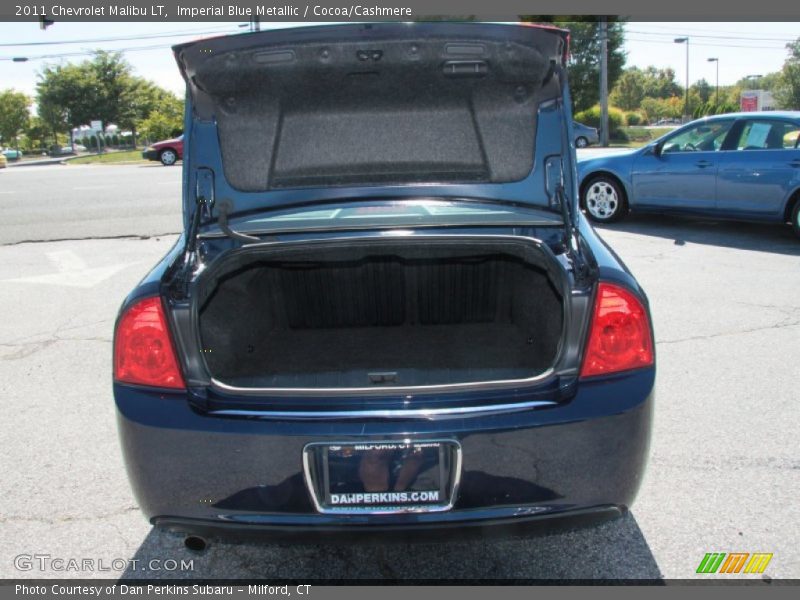 Imperial Blue Metallic / Cocoa/Cashmere 2011 Chevrolet Malibu LT