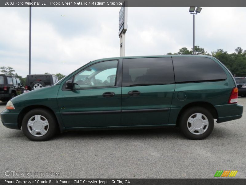 Tropic Green Metallic / Medium Graphite 2003 Ford Windstar LE