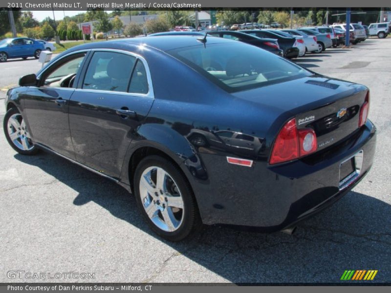 Imperial Blue Metallic / Cocoa/Cashmere 2011 Chevrolet Malibu LT