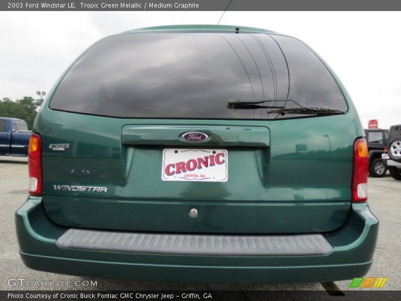 Tropic Green Metallic / Medium Graphite 2003 Ford Windstar LE