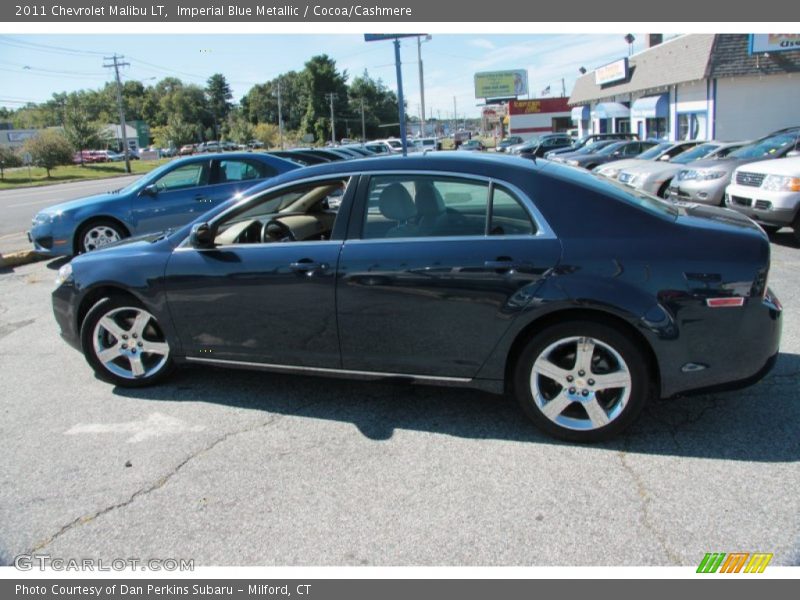 Imperial Blue Metallic / Cocoa/Cashmere 2011 Chevrolet Malibu LT