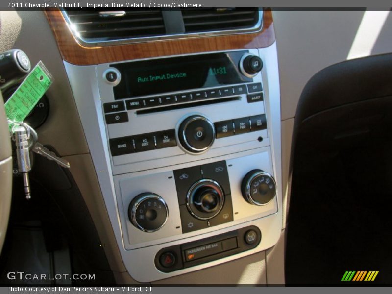 Imperial Blue Metallic / Cocoa/Cashmere 2011 Chevrolet Malibu LT
