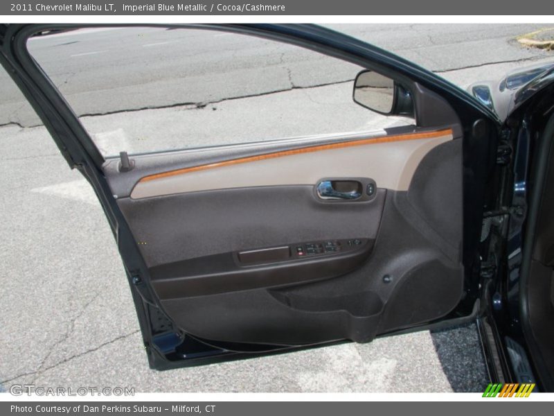Imperial Blue Metallic / Cocoa/Cashmere 2011 Chevrolet Malibu LT