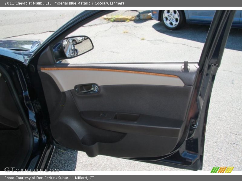 Imperial Blue Metallic / Cocoa/Cashmere 2011 Chevrolet Malibu LT