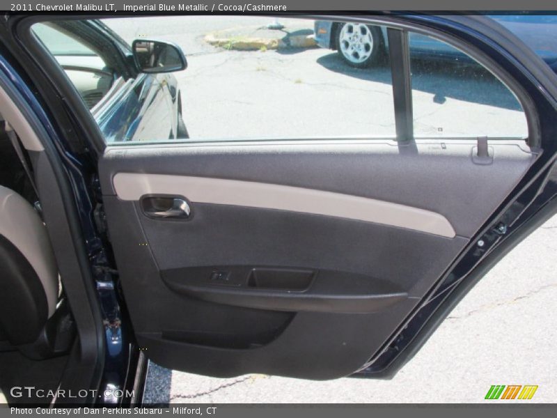 Imperial Blue Metallic / Cocoa/Cashmere 2011 Chevrolet Malibu LT