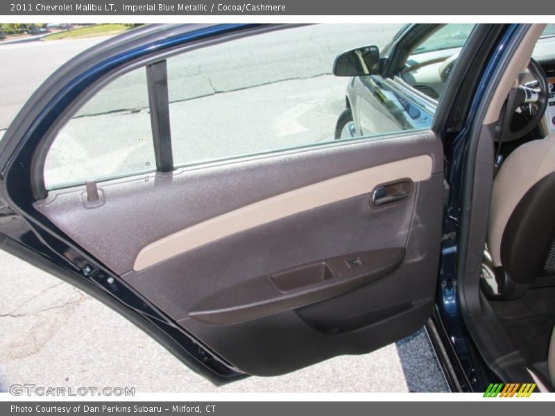 Imperial Blue Metallic / Cocoa/Cashmere 2011 Chevrolet Malibu LT