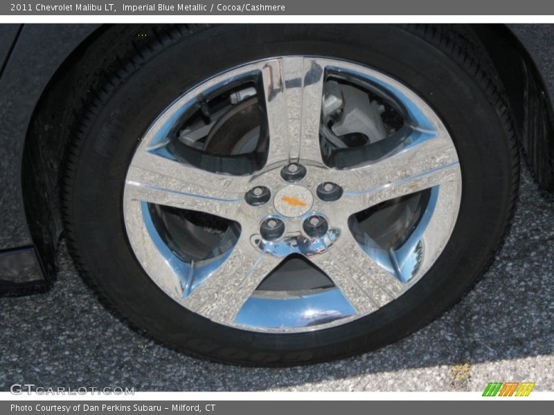 Imperial Blue Metallic / Cocoa/Cashmere 2011 Chevrolet Malibu LT