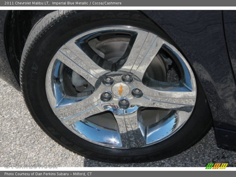 Imperial Blue Metallic / Cocoa/Cashmere 2011 Chevrolet Malibu LT