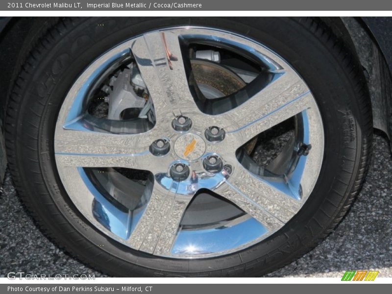 Imperial Blue Metallic / Cocoa/Cashmere 2011 Chevrolet Malibu LT