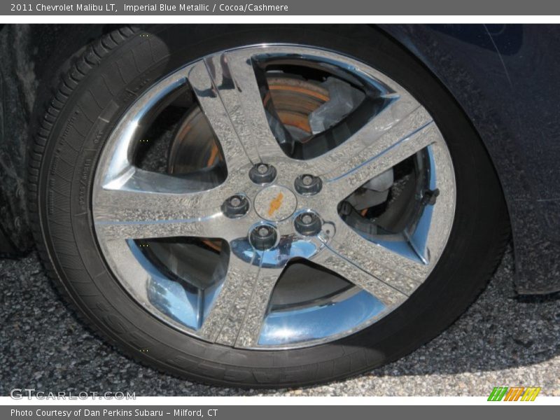 Imperial Blue Metallic / Cocoa/Cashmere 2011 Chevrolet Malibu LT