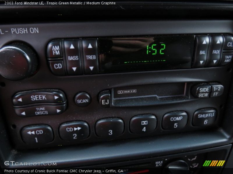 Audio System of 2003 Windstar LE
