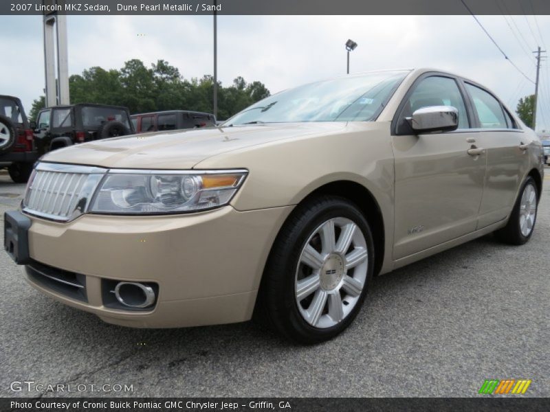 Dune Pearl Metallic / Sand 2007 Lincoln MKZ Sedan