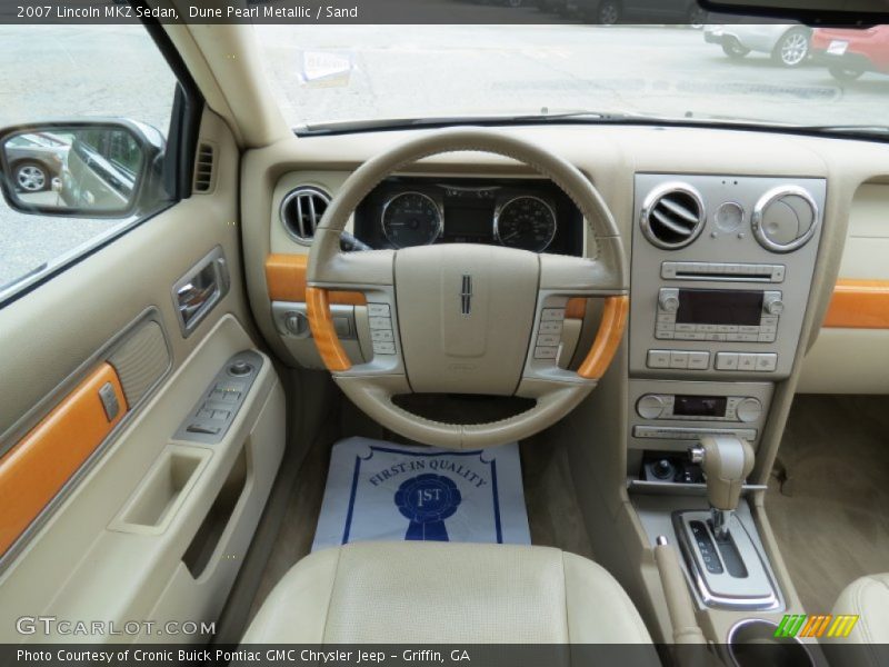 Dune Pearl Metallic / Sand 2007 Lincoln MKZ Sedan