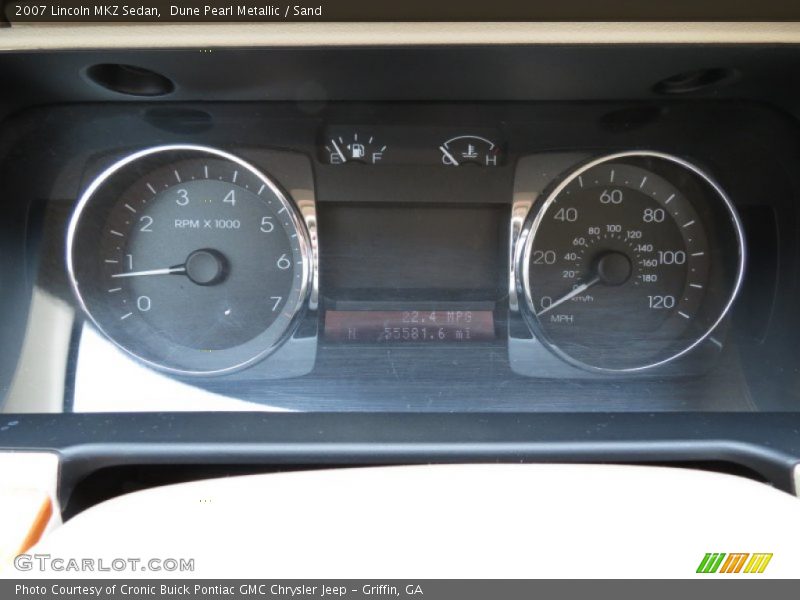 Dune Pearl Metallic / Sand 2007 Lincoln MKZ Sedan