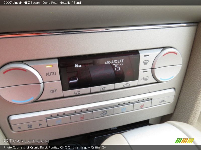 Dune Pearl Metallic / Sand 2007 Lincoln MKZ Sedan