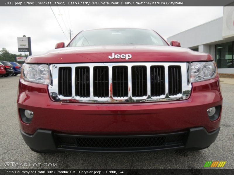 Deep Cherry Red Crystal Pearl / Dark Graystone/Medium Graystone 2013 Jeep Grand Cherokee Laredo