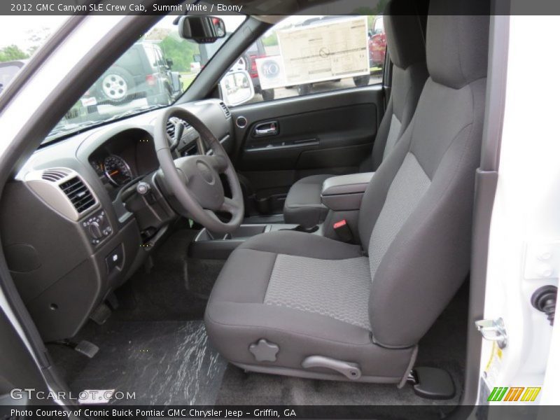 Summit White / Ebony 2012 GMC Canyon SLE Crew Cab